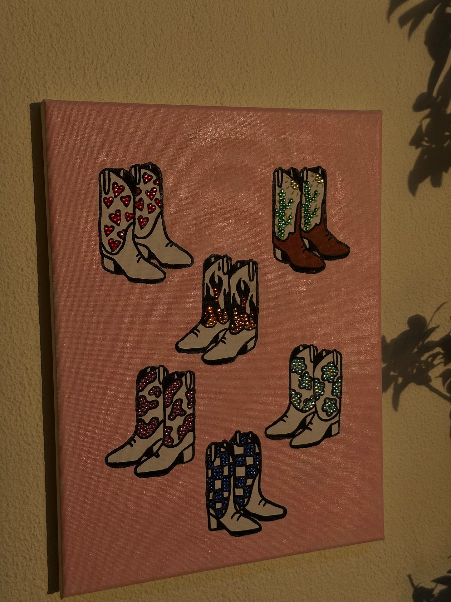 Botas Vaqueras Rosa - FINALIZADO